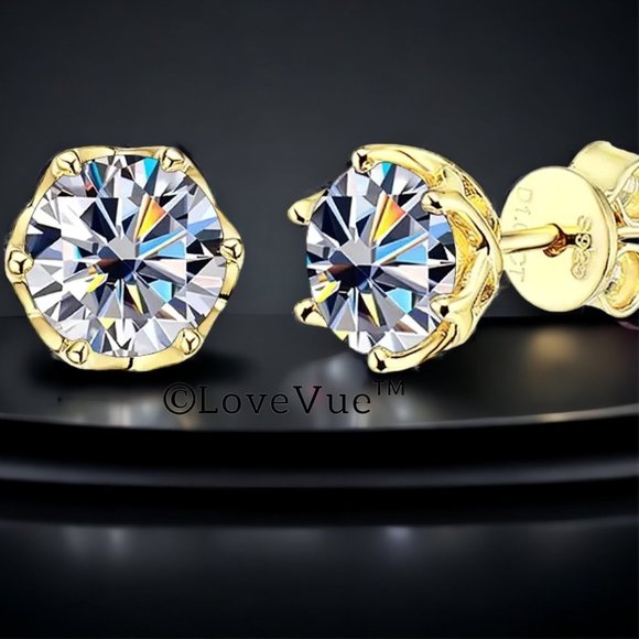 Jewelry - Certified 2ct. t.w. Diamond Solitaire Stud Earrings
